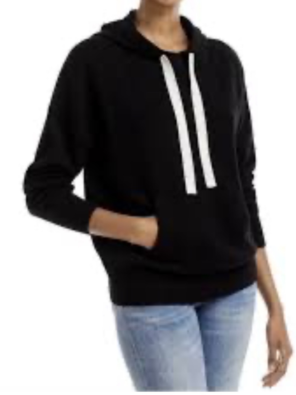 Aqua Black Lightweight Hoodie Size XS